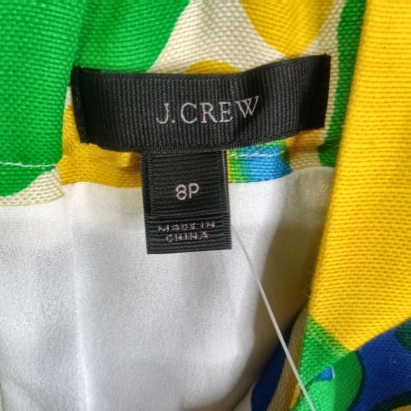 J Crew Shift Dress Morning Floral Sleeveless Petite 8P NWT - Picture 5 of 12